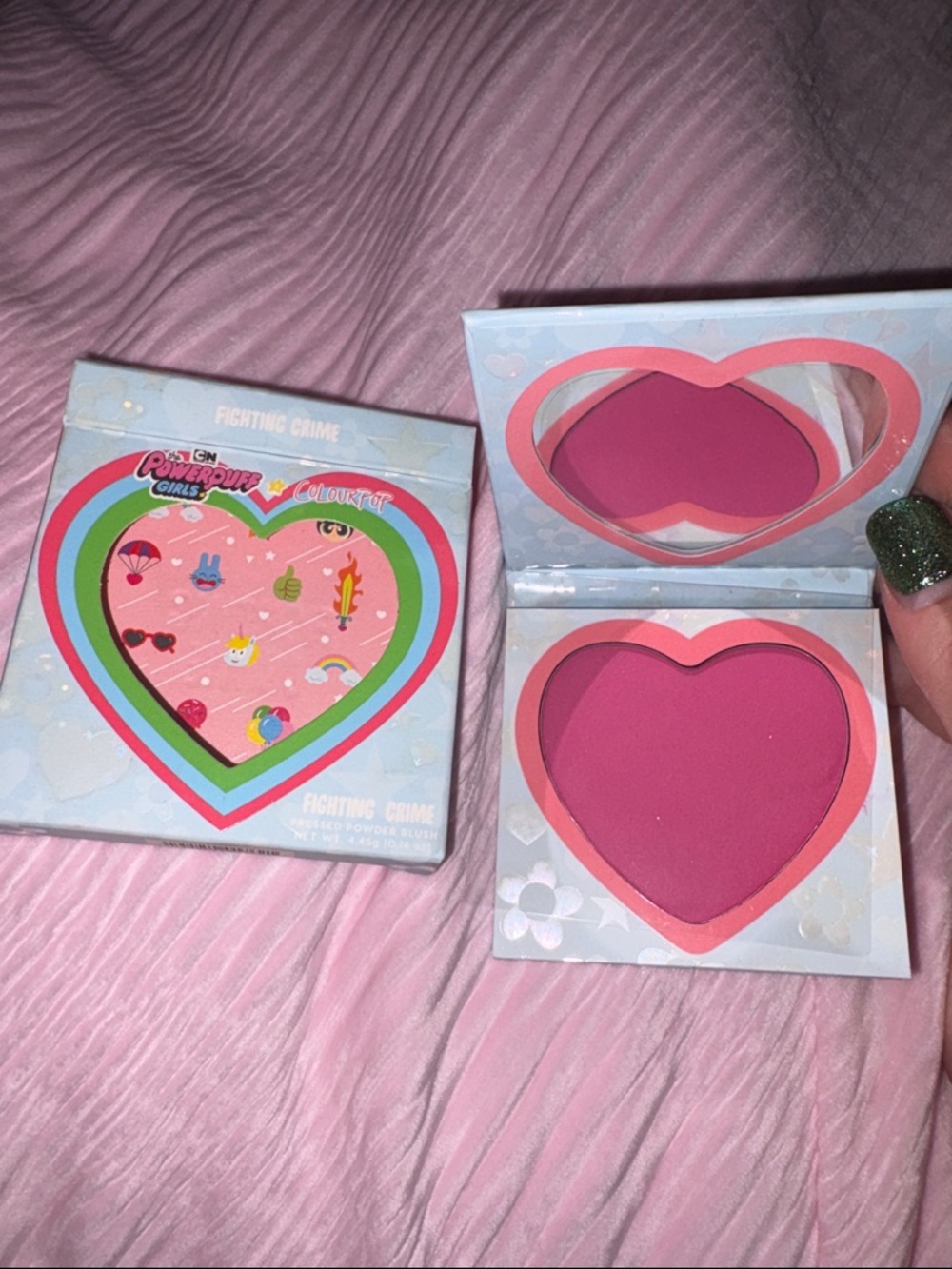 Powerpuff Girls Heart Blush - Bright Pink